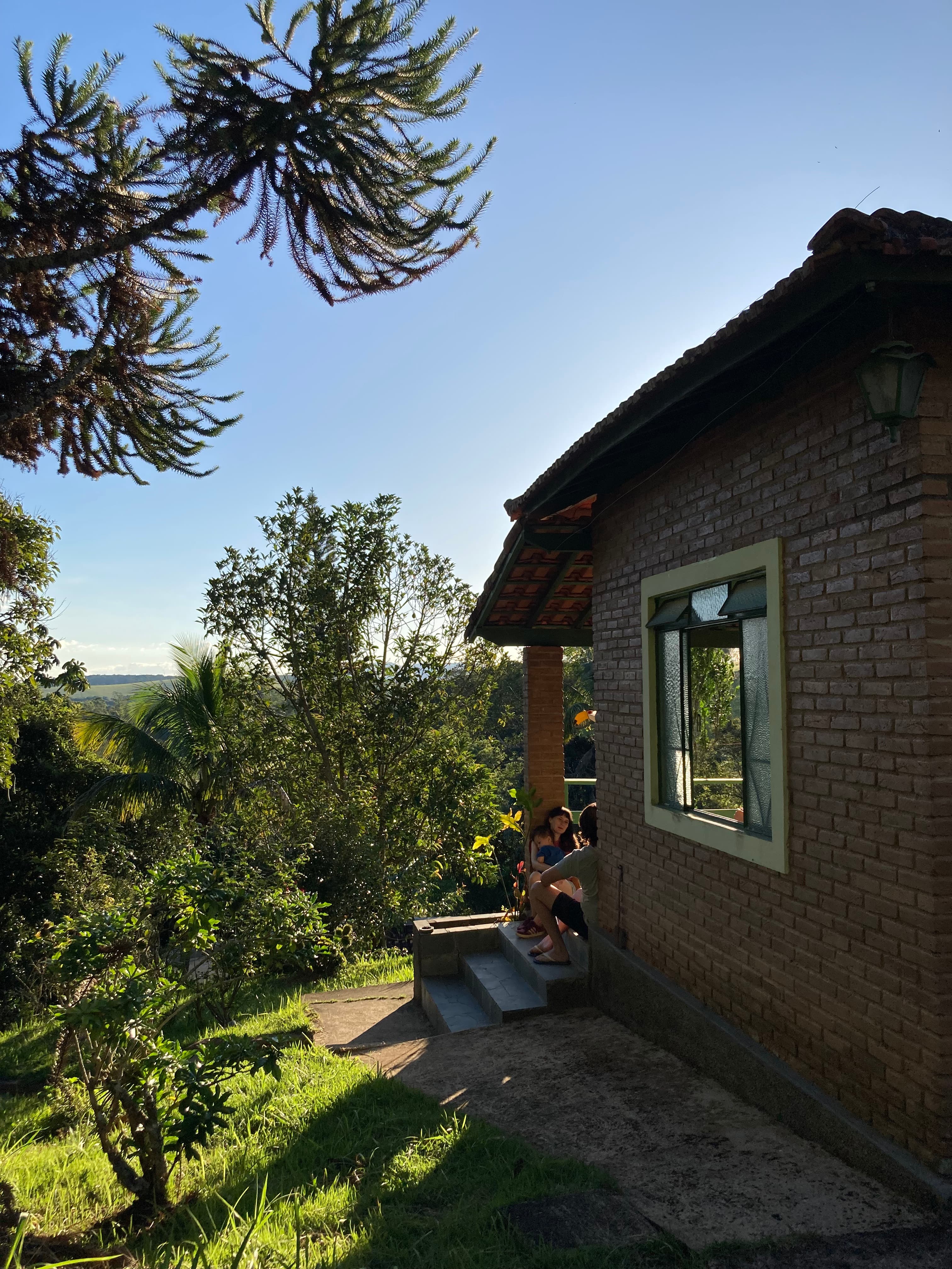 Chalé das Borboletas — Vista das montanhas